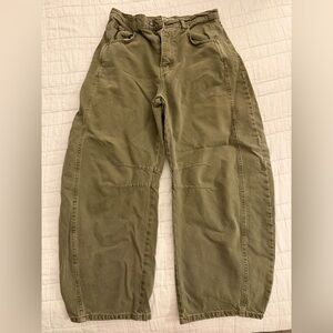 We The Free Women’s Khaki Barrel Pants
